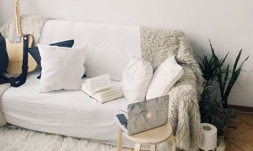 Bộ ghế sofa - Thiết kế phòng khách cho căn hộ có diện tích nhỏ